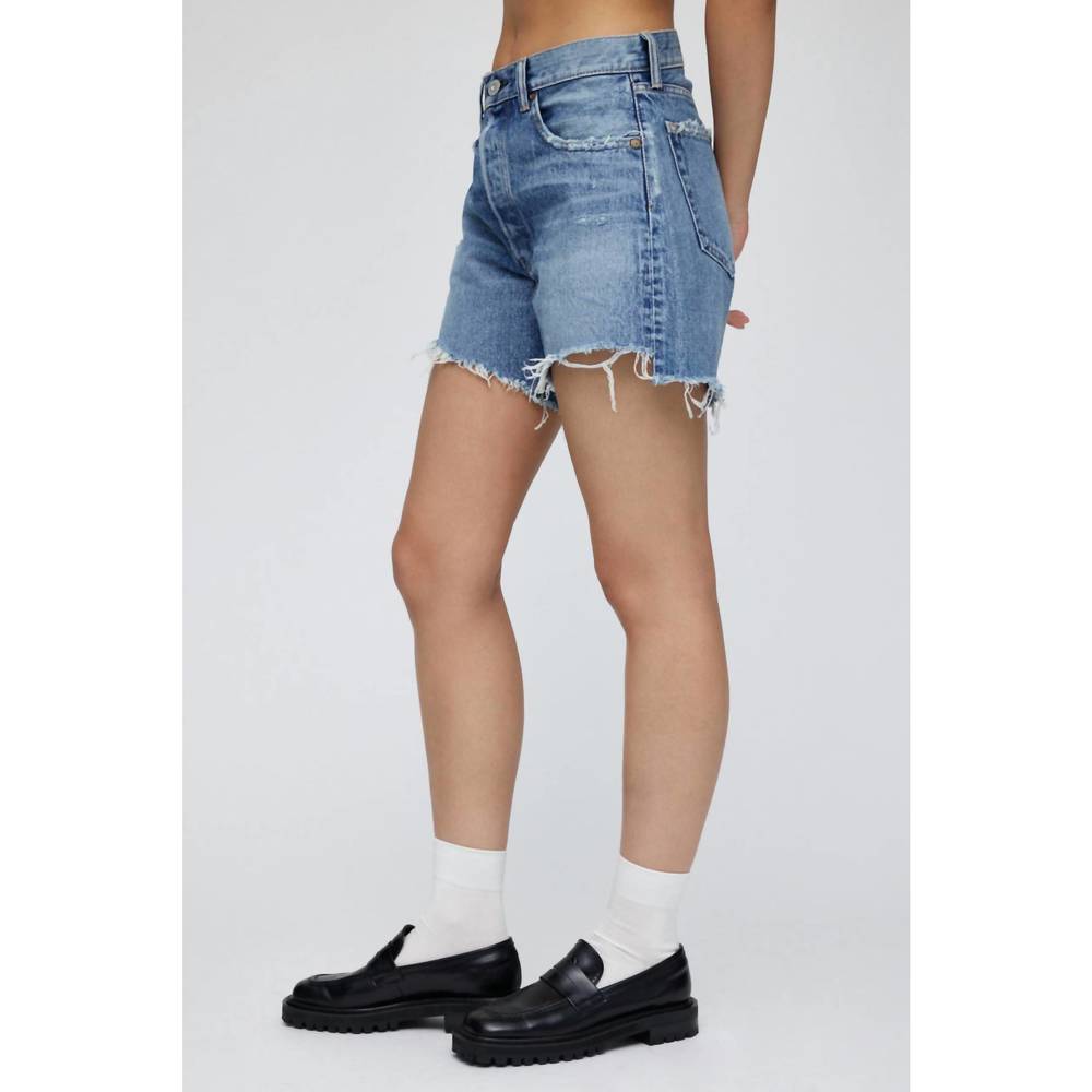 MOUSSY nashville shorts in blue. Size 26.